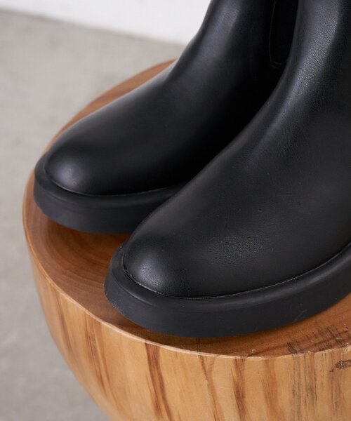 SHENERY(シーナリー)の「インヒールサイドゴアブーツ(ブーツ・レディース・ブラック・36/37/38)」の6枚目の写真