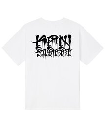 KTW0183 ダークレタリング 半袖Tシャツ ホワイト