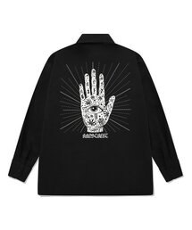 KYLB0189 ホルスの目 長袖シャツ ブラック