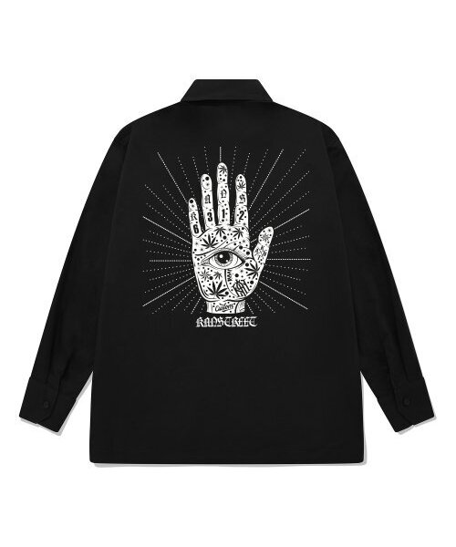 KAN6312(カン6312)の「KYLB0189 ホルスの目 長袖シャツ ブラック(シャツ/ブラウス・メンズ・その他・LARGE/X-LARGE)」の1枚目の写真
