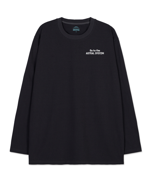 ASTRAL PROJECTION(アストラルプロジェクション)の「アストラルシステム オーバーサイズ ロングスリーブTシャツ_チャコール(Tシャツ/カットソー・メンズ・その他・LARGE/MEDIUM/X-LARGE)」の2枚目の写真