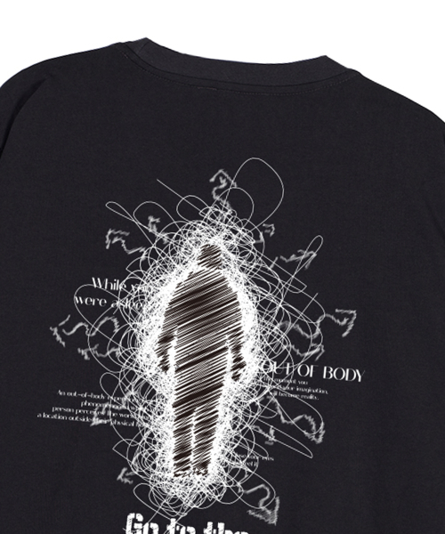 ASTRAL PROJECTION(アストラルプロジェクション)の「アストラルシステム オーバーサイズ ロングスリーブTシャツ_チャコール(Tシャツ/カットソー・メンズ・その他・LARGE/MEDIUM/X-LARGE)」の4枚目の写真