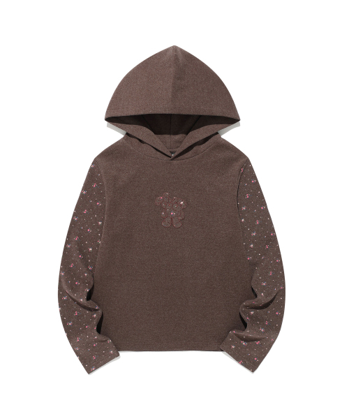 NICE GHOST CLUB(ナイスゴーストクラブ)の「BUNNYBEAR DOLL HOODIE_BROWN(NG2FFFT555A)(パーカー・レディース・ブラウン・MEDIUM/SMALL)」の1枚目の写真