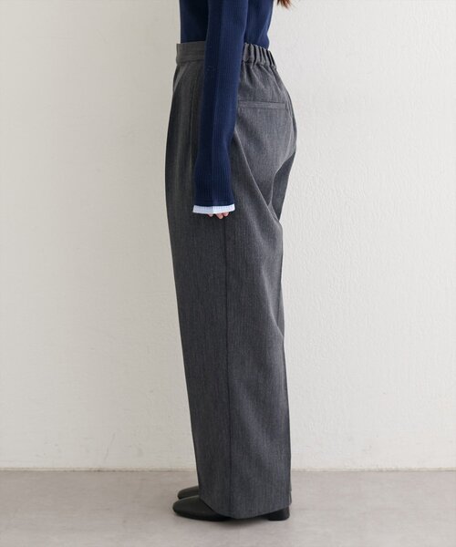 natural couture(ナチュラルクチュール)の「タックスラックスパンツ(スラックス・レディース・ピンク/グリーン/チャコールグレー・SMALL/MEDIUM)」の16枚目の写真