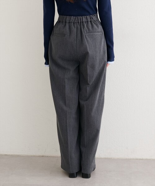 natural couture(ナチュラルクチュール)の「タックスラックスパンツ(スラックス・レディース・ピンク/グリーン/チャコールグレー・SMALL/MEDIUM)」の17枚目の写真