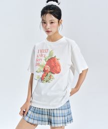 ベリードリームグラフィックTシャツ[ホワイト]