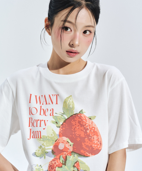 ZEROPLANET（ゼロプラネット）の「ベリードリームグラフィックTシャツ[ホワイト]（Tシャツ/カットソー・レディース・その他・FREE）」の2枚目の写真