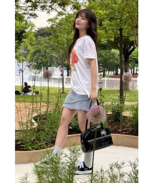 ZEROPLANET（ゼロプラネット）の「ベリードリームグラフィックTシャツ[ホワイト]（Tシャツ/カットソー・レディース・その他・FREE）」の8枚目の写真