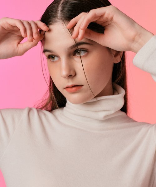 KOLEAT（コレット）の「[起毛ver.] ニットタートルネックロングスリーブ長袖タートルTシャツ（ホワイト）インナー（ニット/セーター・レディース・その他・FREE）」の2枚目の写真