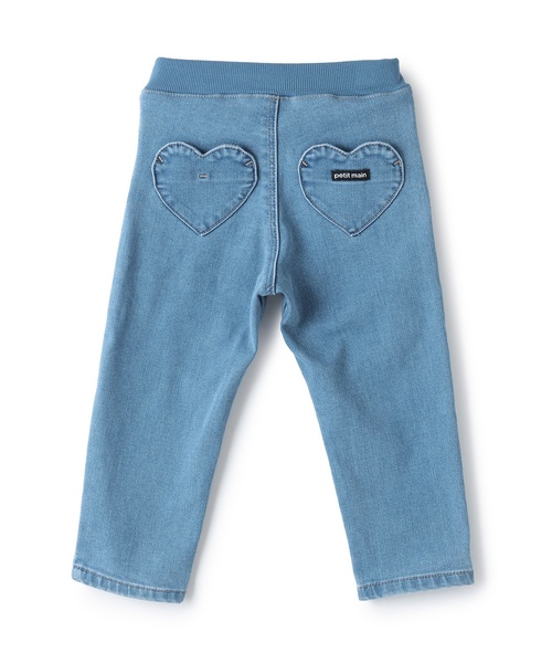 petit main（プティマイン）の「【裏起毛】デニムバレルパンツ（デニムパンツ・キッズ・ブルー/サックスブルー・80ｃｍ/120cm/100cm/110cm/90cm/130cm）」の9枚目の写真