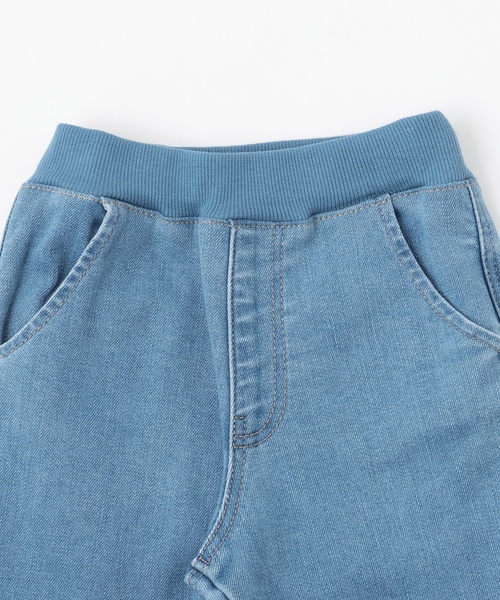 petit main（プティマイン）の「【裏起毛】デニムバレルパンツ（デニムパンツ・キッズ・ブルー/サックスブルー・80ｃｍ/120cm/100cm/110cm/90cm/130cm）」の10枚目の写真