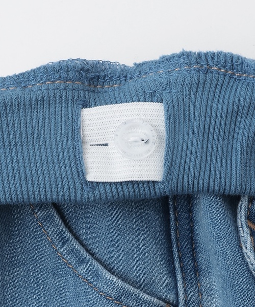 petit main（プティマイン）の「【裏起毛】デニムバレルパンツ（デニムパンツ・キッズ・ブルー/サックスブルー・80ｃｍ/120cm/100cm/110cm/90cm/130cm）」の11枚目の写真