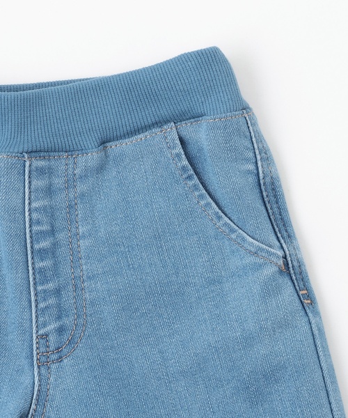 petit main（プティマイン）の「【裏起毛】デニムバレルパンツ（デニムパンツ・キッズ・ブルー/サックスブルー・80ｃｍ/120cm/100cm/110cm/90cm/130cm）」の13枚目の写真