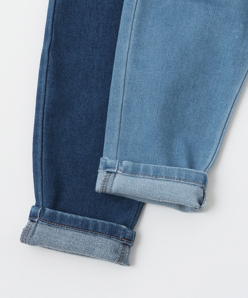 petit main（プティマイン）の「【裏起毛】デニムバレルパンツ（デニムパンツ・キッズ・ブルー/サックスブルー・80ｃｍ/120cm/100cm/110cm/90cm/130cm）」の15枚目の写真