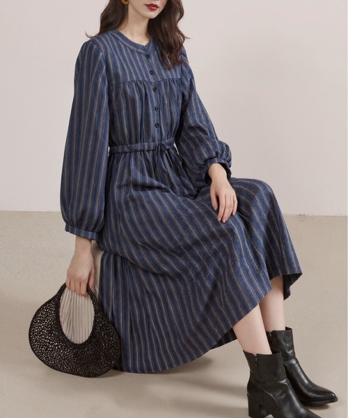 ♡高級ヴィンテージ♡アライア 切り替えワンピース 濃紺 XS ♡高級ヴィンテージ♡アライア 切り替えワンピース 濃紺 XS