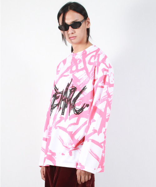 DEMARC(ドゥマーク)の「M STREET GRAFFITI LOGO TEXT OVERSIZED T-SHIRT - Red(Tシャツ/カットソー・メンズ・その他・LARGE/MEDIUM)」の10枚目の写真