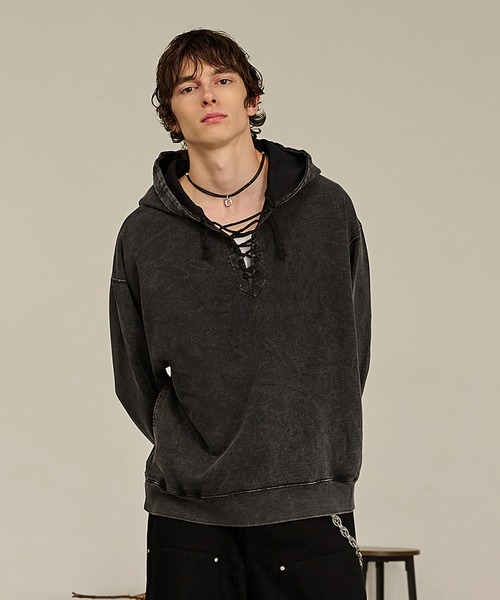 セール】Washed Deck Hoodie/ウォッシュドダックフーディ（パーカー