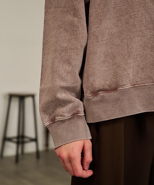 Forte(フォルテ)(フォルテ)の「Washed Deck Hoodie/ウォッシュドダックフーディ(パーカー・メンズ・グレー/ブラウン・MEDIUM/LARGE)」の15枚目の写真