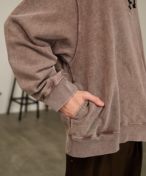 Forte(フォルテ)(フォルテ)の「Washed Deck Hoodie/ウォッシュドダックフーディ(パーカー・メンズ・グレー/ブラウン・MEDIUM/LARGE)」の16枚目の写真
