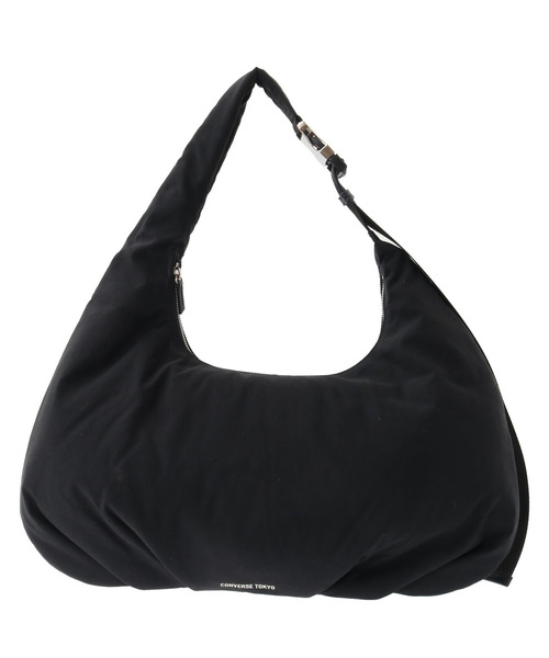 CONVERSE TOKYO(コンバーストウキョウ)の「NYLON GATHER MOON SHOULDER BAG(ショルダーバッグ・レディース・ライトベージュ/カーキ/ブラック・FREE)」の2枚目の写真