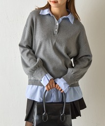 COLONY 2139 | シャツドッキングニットプルオーバー(ニット/セーター)