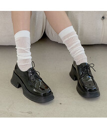 SHOEHI（シューハイ）の「Holly Lace-Up Loafers (3 Colors)_L2517（ローファー・レディース）」