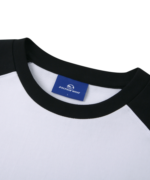DOLPHIN WAVE APPAREL(ドルフィンウェーブアパレル)の「ドルフィンシリコンプリントラグラン長袖Tシャツブラック(Tシャツ/カットソー・メンズ・その他・MEDIUM/LARGE/X-LARGE)」の5枚目の写真