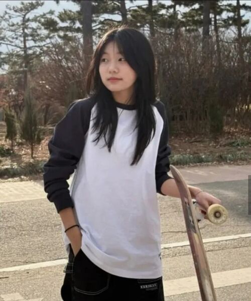 DOLPHIN WAVE APPAREL(ドルフィンウェーブアパレル)の「ドルフィンシリコンプリントラグラン長袖Tシャツブラック(Tシャツ/カットソー・メンズ・その他・MEDIUM/LARGE/X-LARGE)」の8枚目の写真
