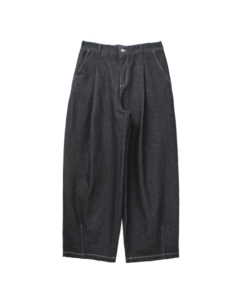 GOSTREET（ゴーストリート）の「ワイドダートデニムパンツブラック（デニムパンツ・メンズ・その他・LARGE/MEDIUM）」の2枚目の写真