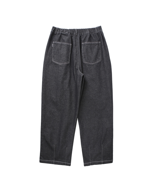 GOSTREET（ゴーストリート）の「ワイドダートデニムパンツブラック（デニムパンツ・メンズ・その他・LARGE/MEDIUM）」の3枚目の写真