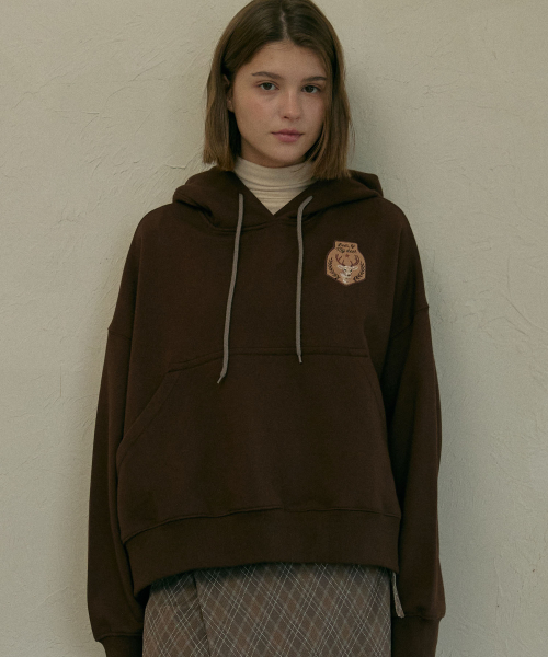 DEARMYDEER(ディアマイディア)の「Wappen Hoodie (Brown)(パーカー・レディース・その他・FREE)」の2枚目の写真