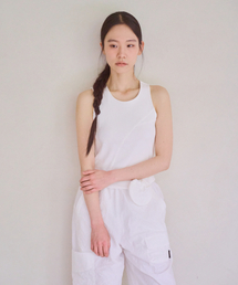 CSL_Mipa Rib Tank Top_White