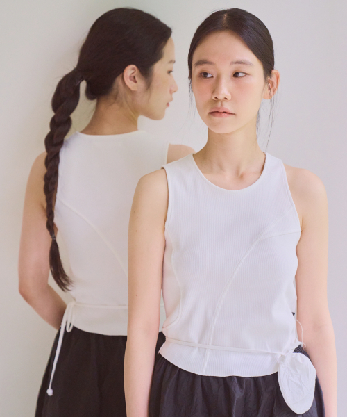 CHAMASPORTSLAB（チャマ スポーツラボ）の「CSL_Mipa Rib Tank Top_White（Tシャツ/カットソー・レディース・その他・FREE）」の8枚目の写真