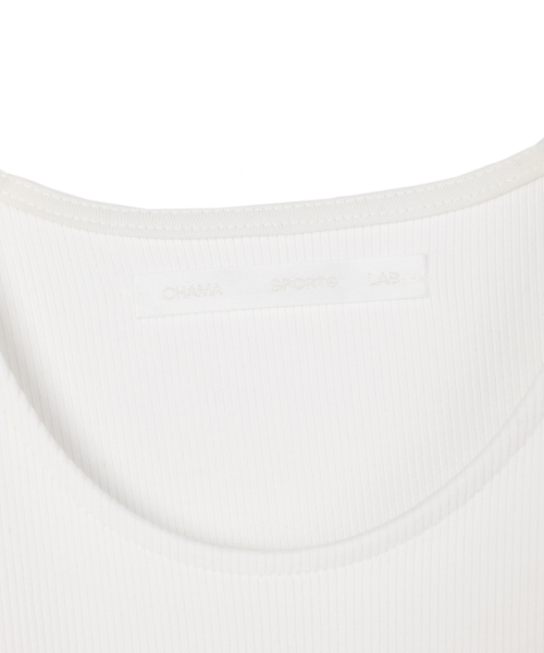 CHAMASPORTSLAB（チャマ スポーツラボ）の「CSL_Mipa Rib Tank Top_White（Tシャツ/カットソー・レディース・その他・FREE）」の10枚目の写真
