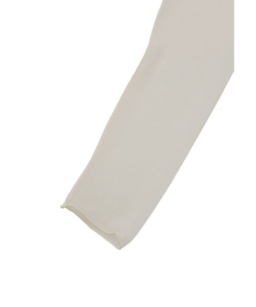 1er Arrondissement（プルミエアロンディスモン）の「【追加】シアーハイネックカットソー（Tシャツ/カットソー・レディース・オフホワイト・FREE）」の7枚目の写真