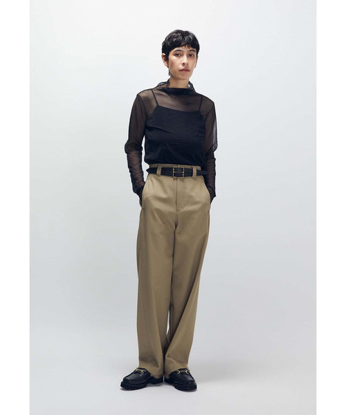 1er Arrondissement（プルミエアロンディスモン）の「【追加】シアーハイネックカットソー（Tシャツ/カットソー・レディース・オフホワイト・FREE）」の13枚目の写真