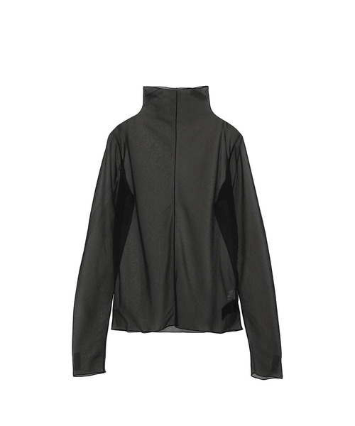 1er Arrondissement（プルミエアロンディスモン）の「【追加】シアーハイネックカットソー（Tシャツ/カットソー・レディース・オフホワイト・FREE）」の16枚目の写真