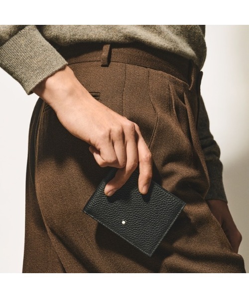 MONTBLANC（モンブラン）の「ウォレット 6cc グレインレザー（財布・メンズ・ブラック・ONE SIZE）」の2枚目の写真
