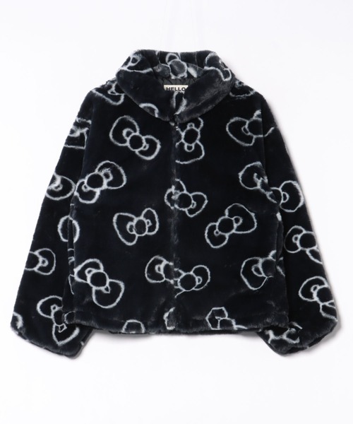 サンリオキャラクターズ)KITTY フェイクファーコート（その他アウター