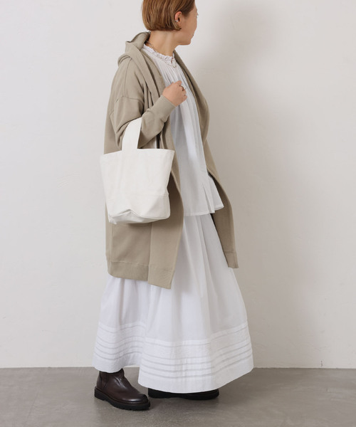 JOURNAL STANDARD LUXE（ジャーナルスタンダード　ラックス）の「【SOIL】CAMBRIC WITH LACE GATHERED SKIRT（スカート・レディース・ブラック/ホワイト・2）」の13枚目の写真