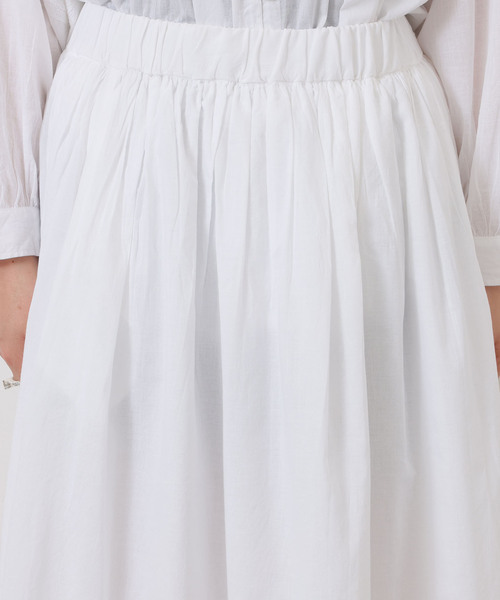 JOURNAL STANDARD LUXE（ジャーナルスタンダード　ラックス）の「【SOIL】CAMBRIC WITH LACE GATHERED SKIRT（スカート・レディース・ブラック/ホワイト・2）」の17枚目の写真