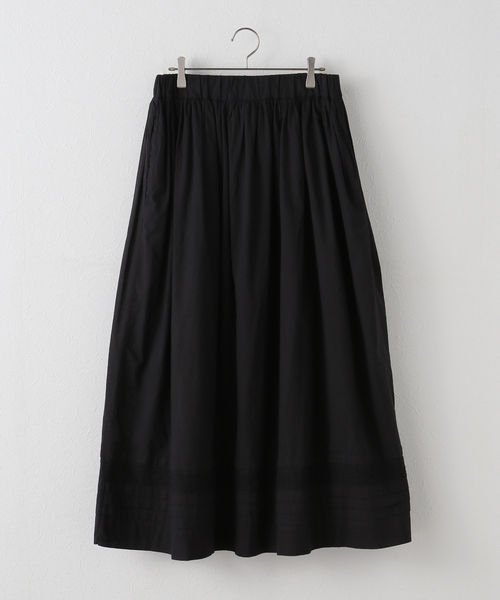 JOURNAL STANDARD LUXE（ジャーナルスタンダード　ラックス）の「【SOIL】CAMBRIC WITH LACE GATHERED SKIRT（スカート・レディース・ブラック/ホワイト・2）」の22枚目の写真