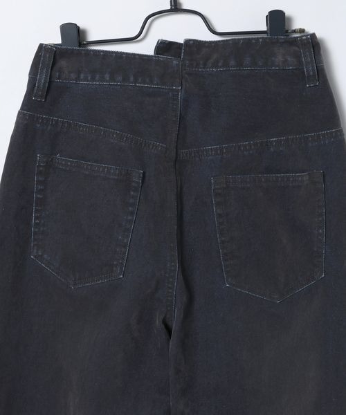 JEANASIS（ジーナシス）の「フロッキーワイドデニム/634876（デニムパンツ・レディース・ブラック系その他/ブラウン系その他/グリーン系その他・SMALL/MEDIUM）」の14枚目の写真