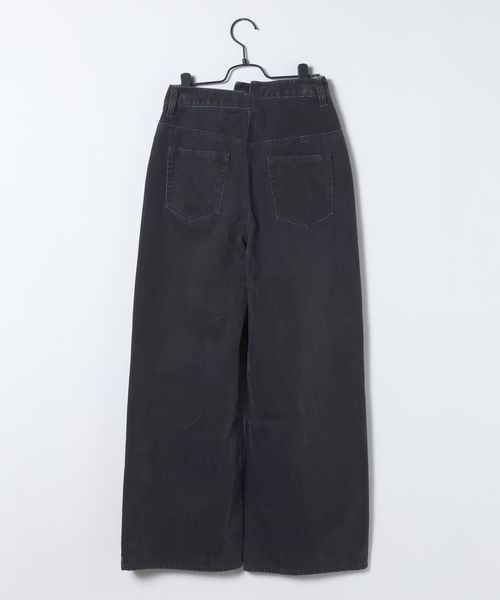 JEANASIS（ジーナシス）の「フロッキーワイドデニム/634876（デニムパンツ・レディース・ブラック系その他/ブラウン系その他/グリーン系その他・SMALL/MEDIUM）」の9枚目の写真