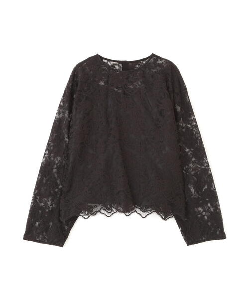 PINKY&DIANNE（ピンキーアンドダイアン）の「◆スカラレースブラウス（シャツ/ブラウス・レディース・ホワイト/ブラック・38）」の3枚目の写真