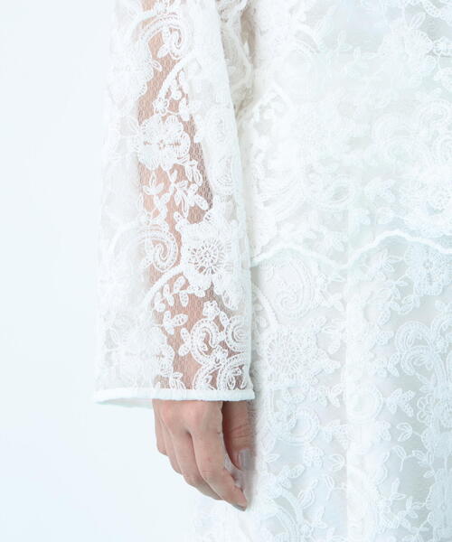 PINKY&DIANNE（ピンキーアンドダイアン）の「◆スカラレースブラウス（シャツ/ブラウス・レディース・ホワイト/ブラック・38）」の19枚目の写真