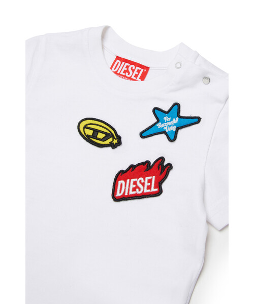DIESEL（ディーゼル）の「ベビー Tシャツ TOSB（Tシャツ/カットソー・キッズ・ホワイト・18M/24M/36M/12M）」の2枚目の写真