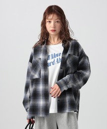 BAYFLOW | [あたたかみのある起毛感]ブラッシュドチェックシャツ(シャツ/ブラウス)