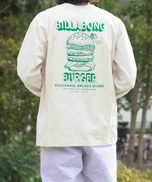 BILLABONG（ビラボン）の「【直営店限定】BILLABONG メンズ ビラボン BURGER ロンT 【2026年春夏モデル】（Tシャツ/カットソー・メンズ・ブルー系その他/ホワイト/エメラルド/クリーム・MEDIUM/LARGE/X-LARGE）」の17枚目の写真