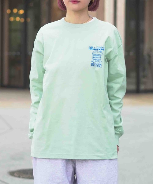 BILLABONG（ビラボン）の「【直営店限定】BILLABONG メンズ ビラボン BURGER ロンT 【2026年春夏モデル】（Tシャツ/カットソー・メンズ・ブルー系その他/ホワイト/エメラルド/クリーム・MEDIUM/LARGE/X-LARGE）」の22枚目の写真